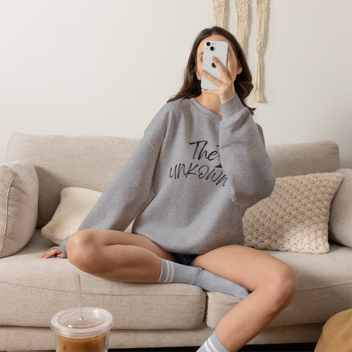 THE UNKOWN Sweatshirt Premium Design SKIALFA Unisex