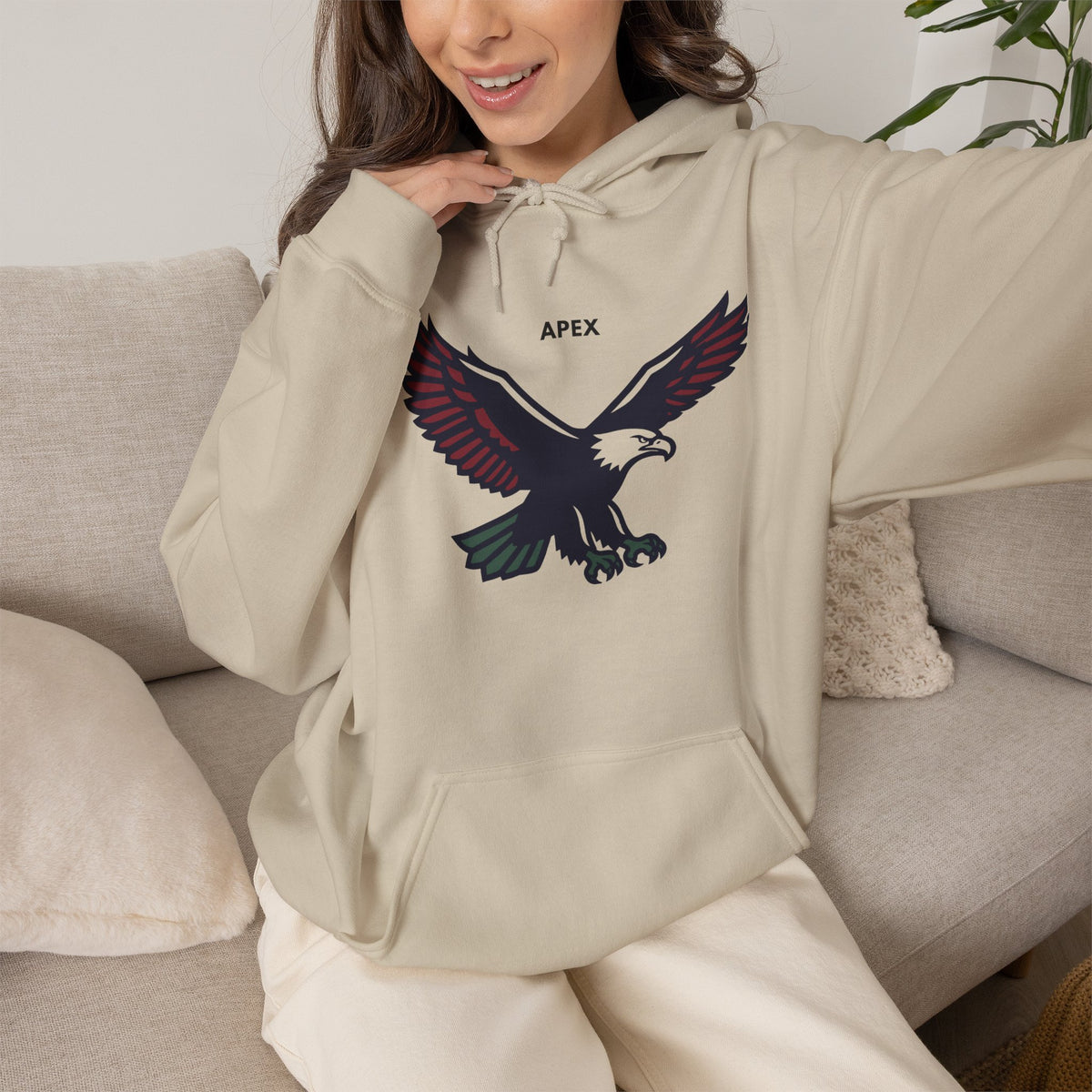 APEX Eagle Hoodie Premium Design SKIALFA Unisex