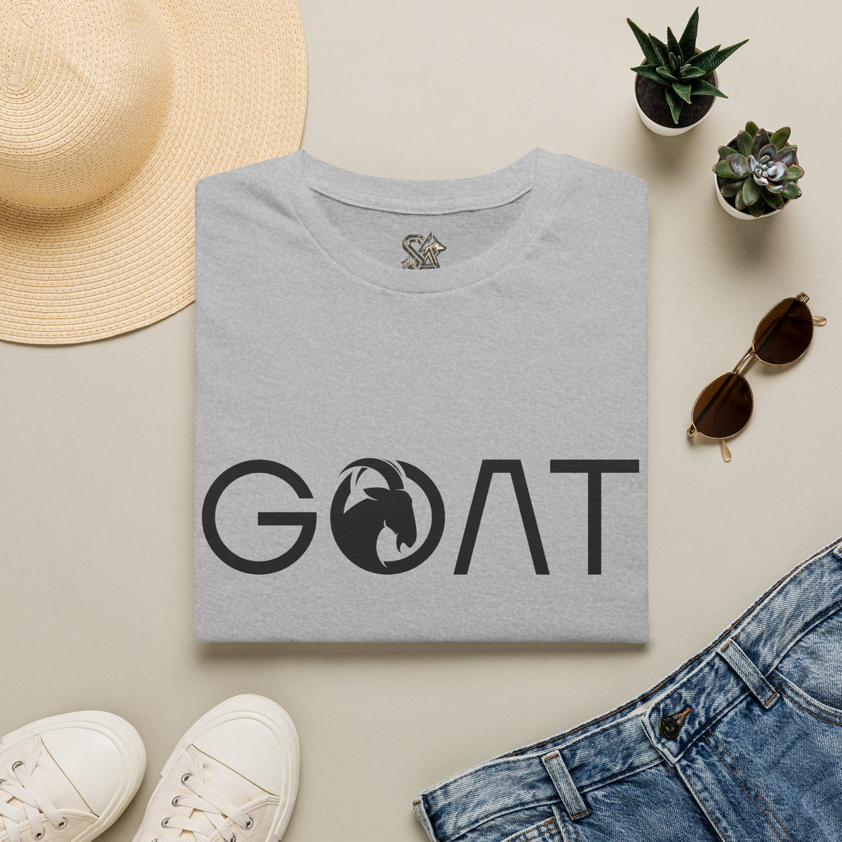 GOAT T-Shirt Premium Design SKIALFA Unisex