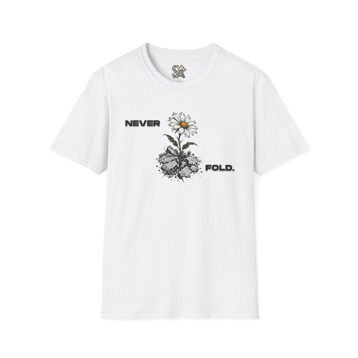 NEVER FOLD T-Shirt Premium Design SKIALFA Unisex