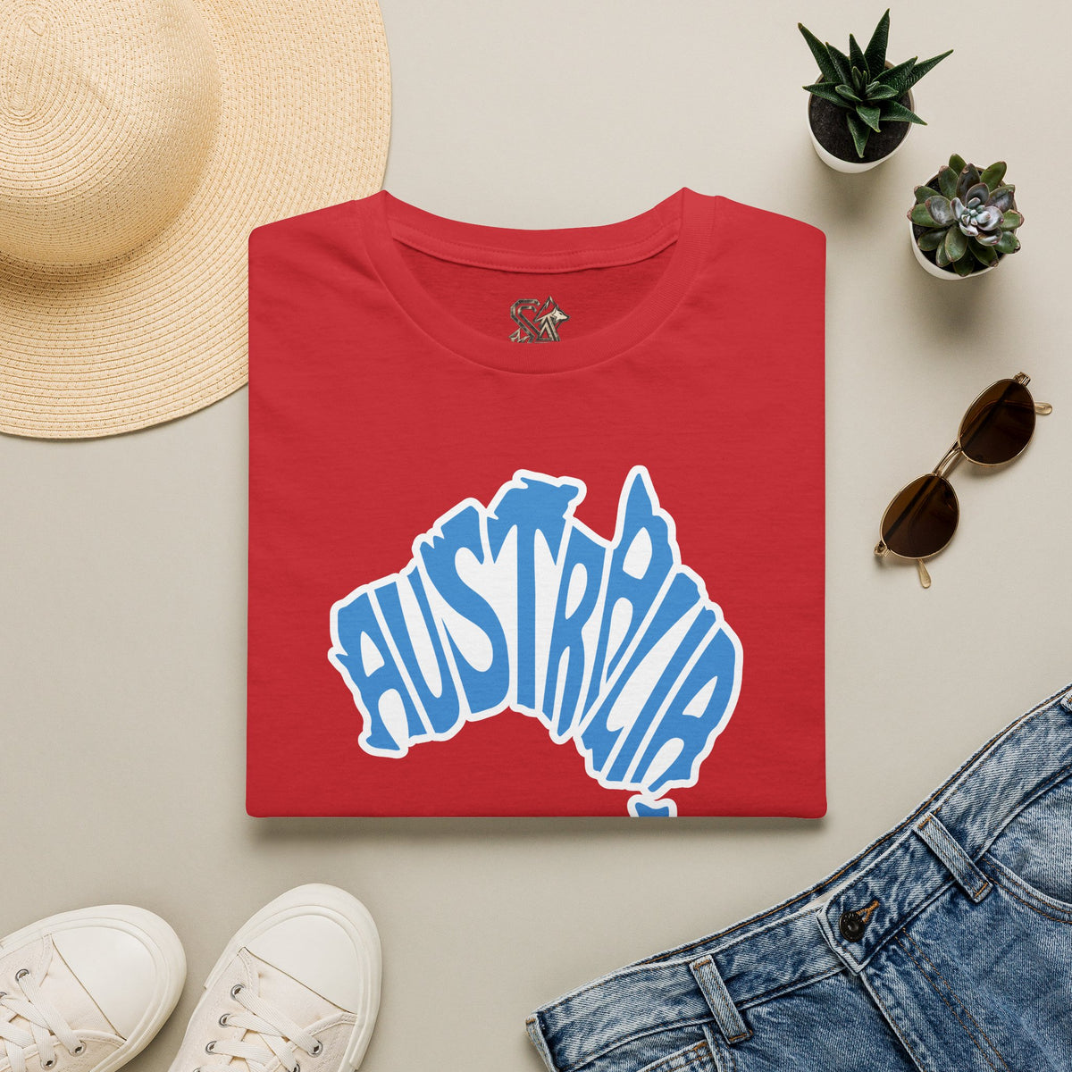 Australia Graphic T-Shirt Premium Design SKIALFA Unisex