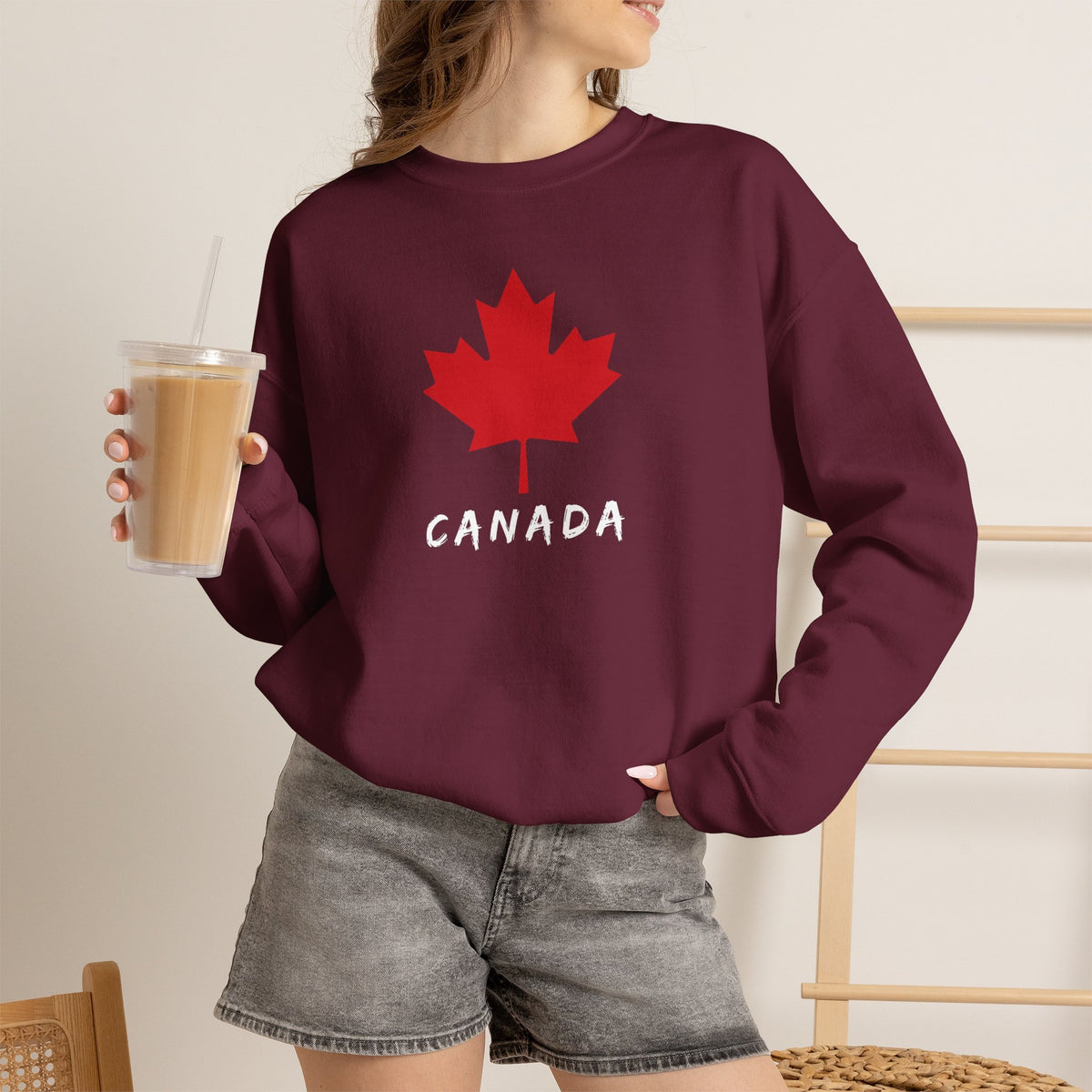 Canada Sweatshirt Premium Design SKIALFA Unisex