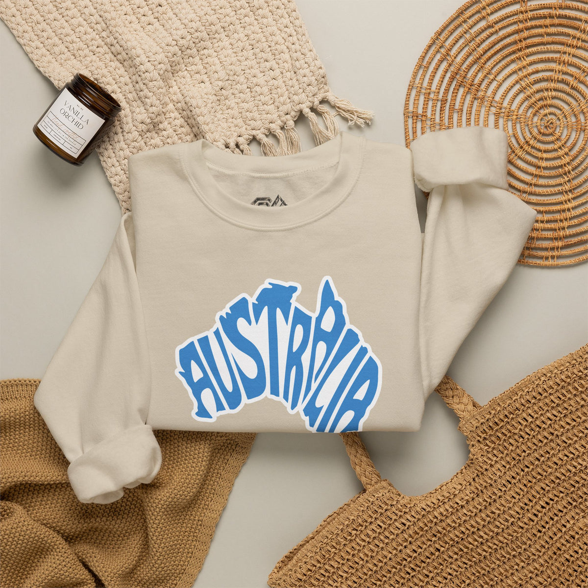 Australia Graphic Sweatshirt Premium Design SKIALFA Unisex