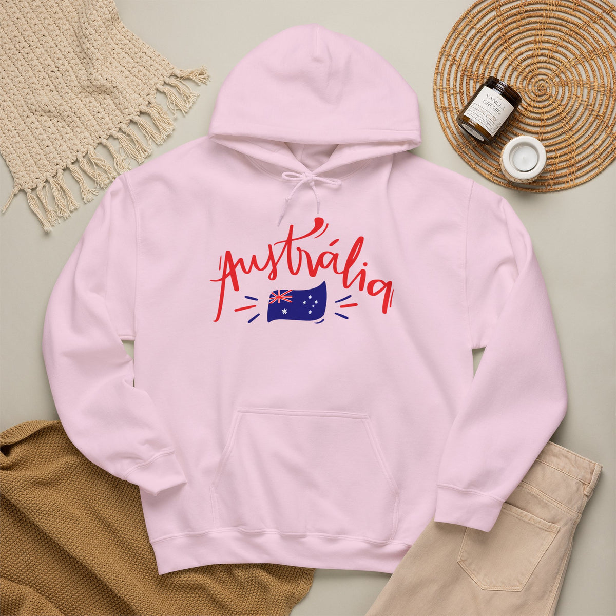 AUSTRALIA FLAG Hoodie Premium Design SKIALFA Unisex