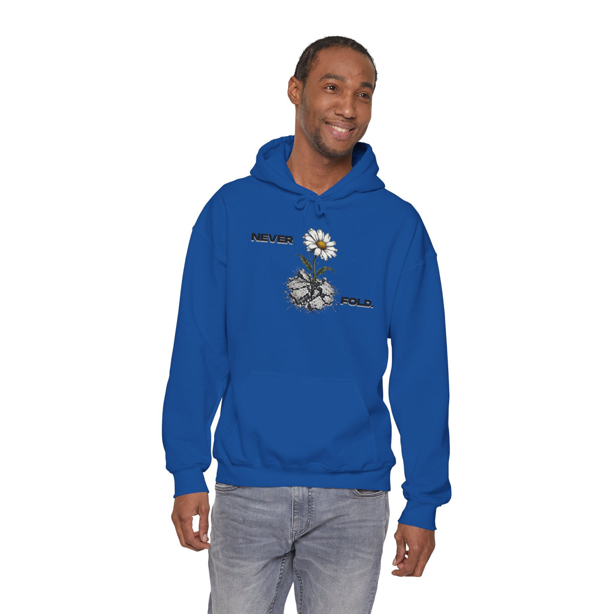 NEVER FOLD. Hoodie Premium Design SKIALFA Unisex