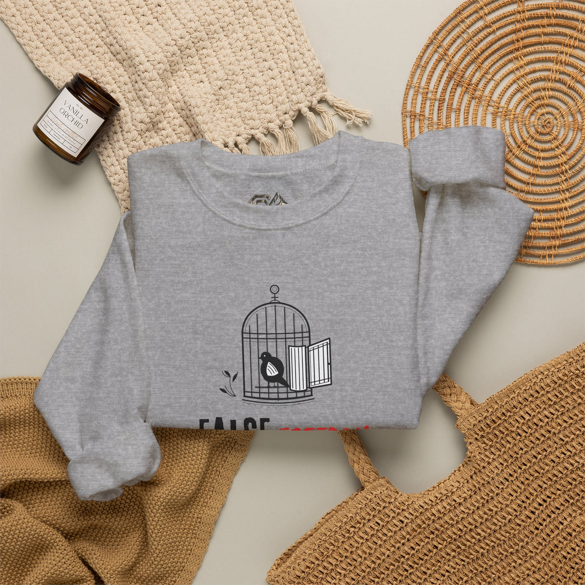FALSE FREEDOM Sweatshirt Premium Design SKIALFA Unisex