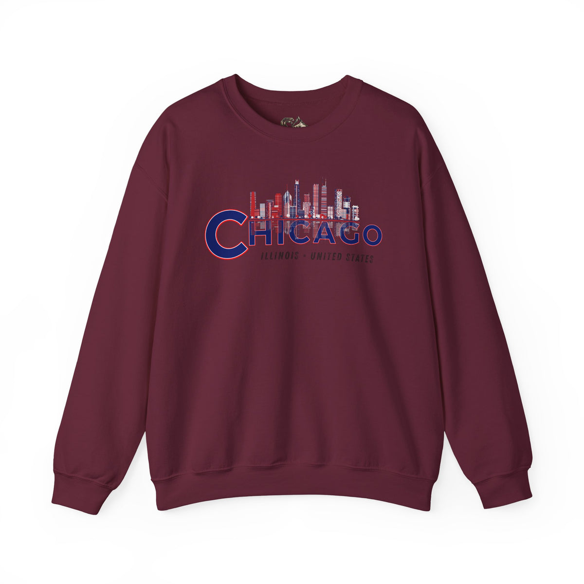 Chicago Sweatshirt Premium Design SKIALFA Unisex