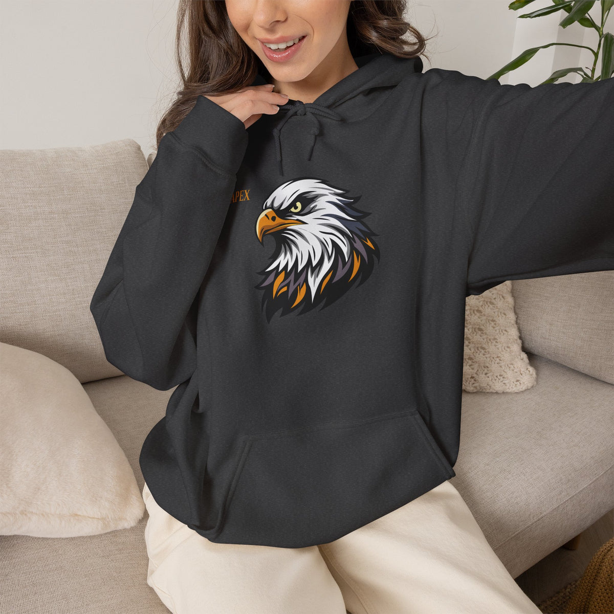 APEX Eagle Hoodie Premium Design SKIALFA Unisex
