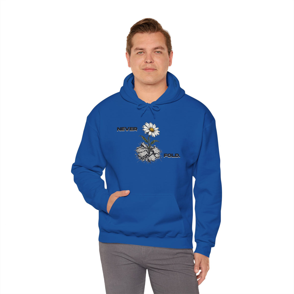 NEVER FOLD. Hoodie Premium Design SKIALFA Unisex