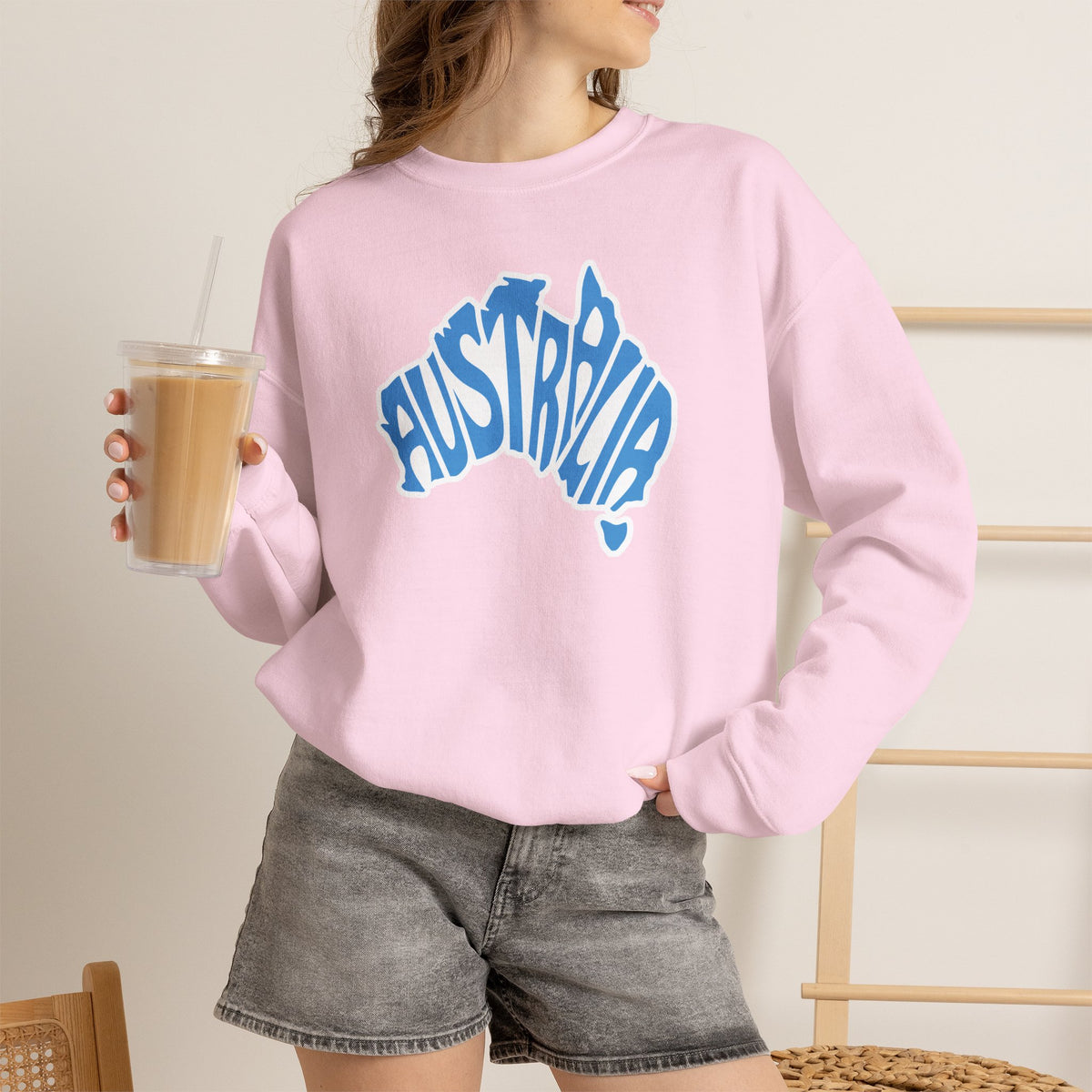 Australia Graphic Sweatshirt Premium Design SKIALFA Unisex