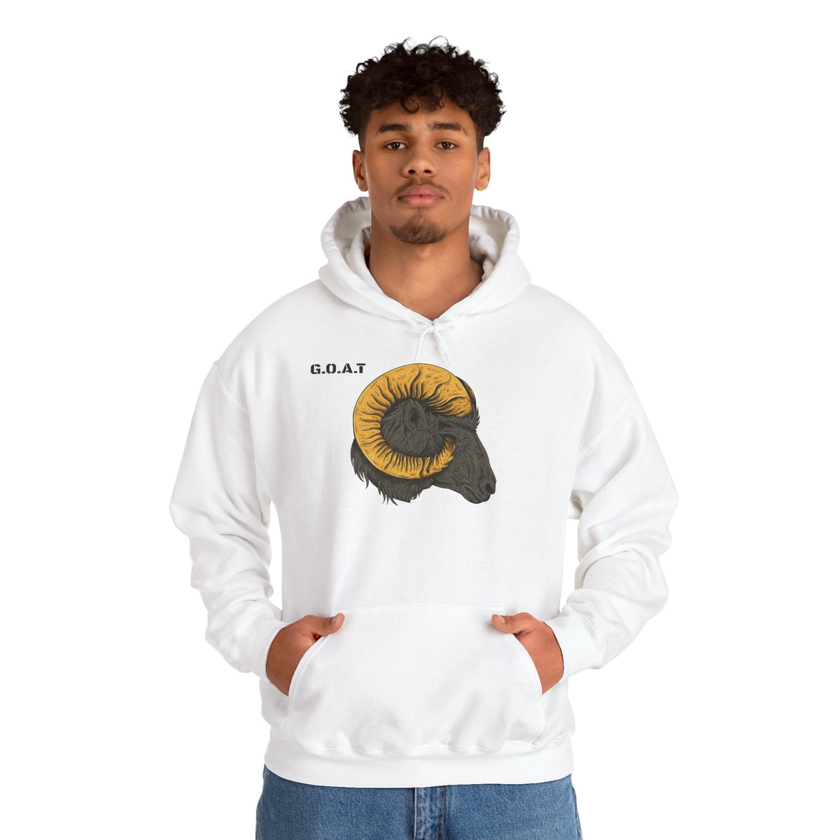 GOAT Head Goat Hoodie Premium Design SKIALFA Unisex