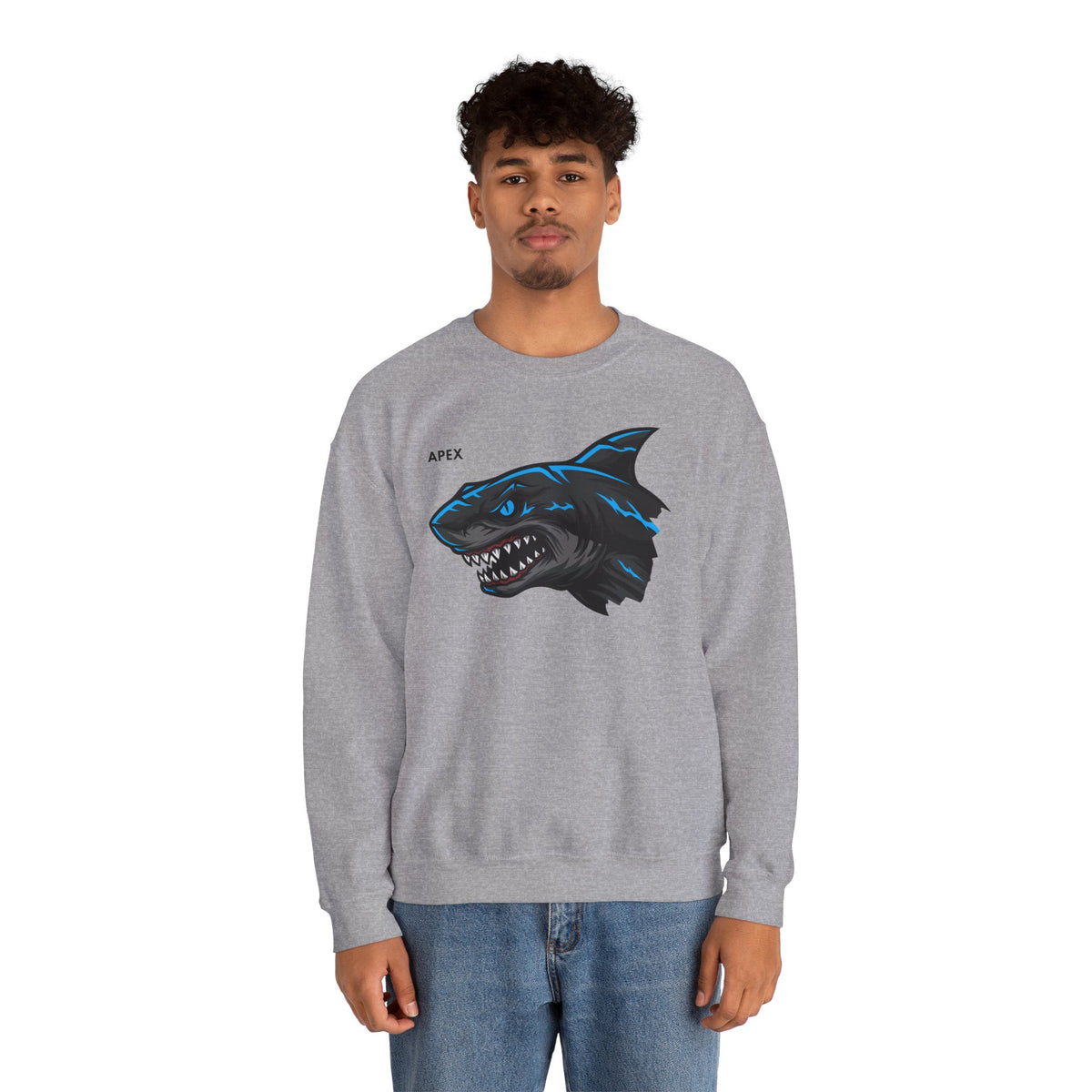 APEX Shark Sweatshirt Premium Design SKIALFA Unisex