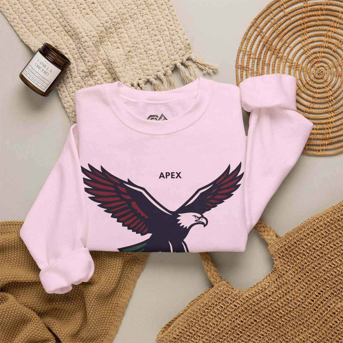 APEX Eagle Sweatshirt Premium Design SKIALFA Unisex