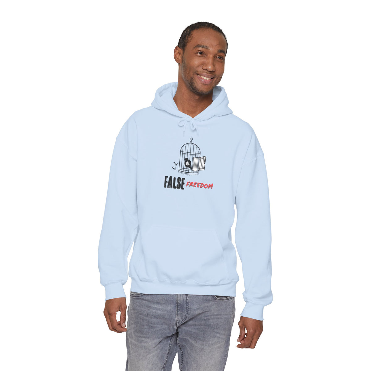 FALSE FREEDOM Hoodie Premium Design SKIALFA Unisex