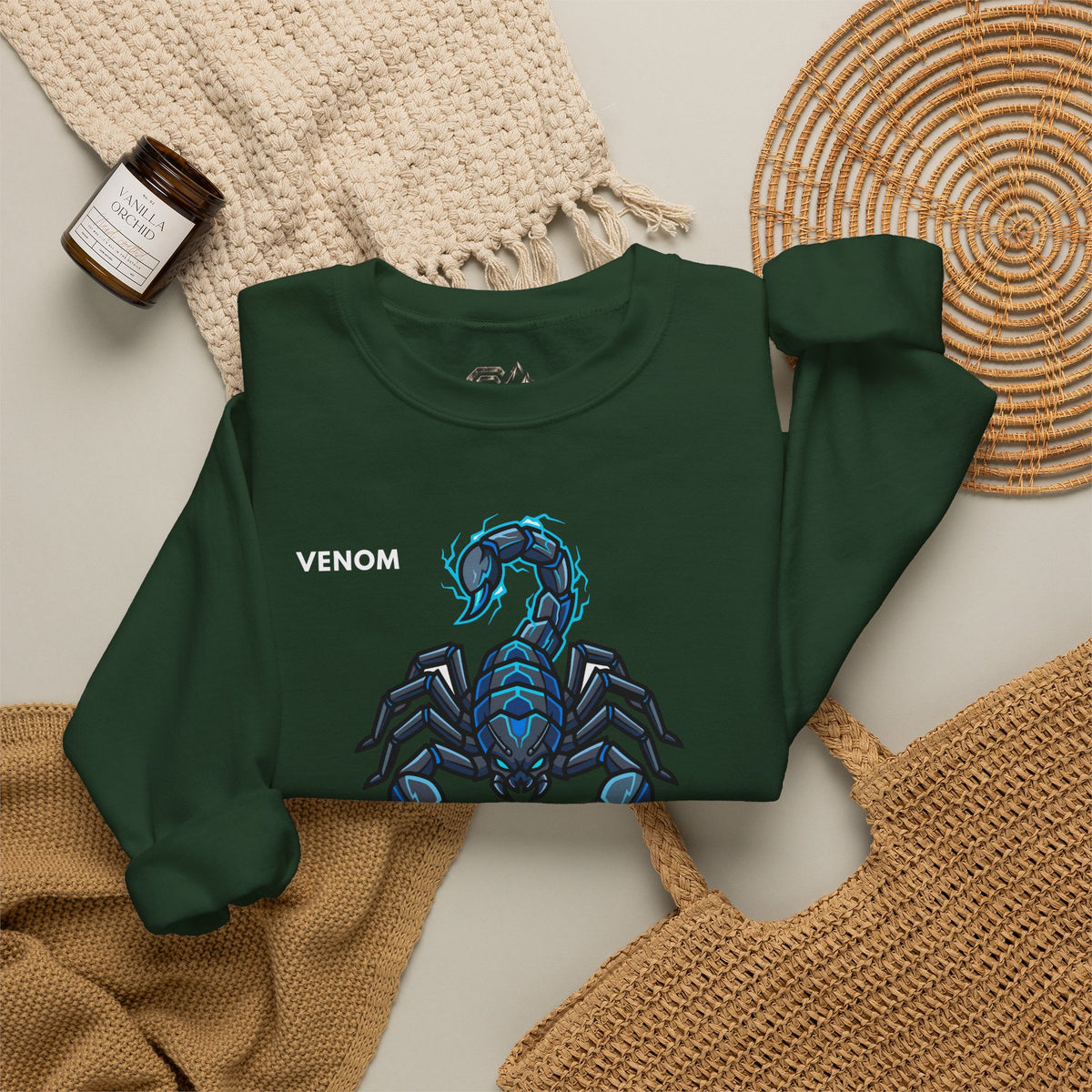 VENOM Scorpion Sweatshirt Premium Design SKIALFA Unisex