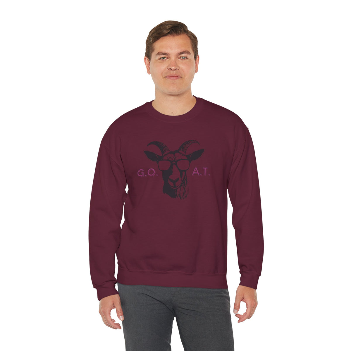 G.O.A.T. Goat Sweatshirt Premium Design SKIALFA Unisex