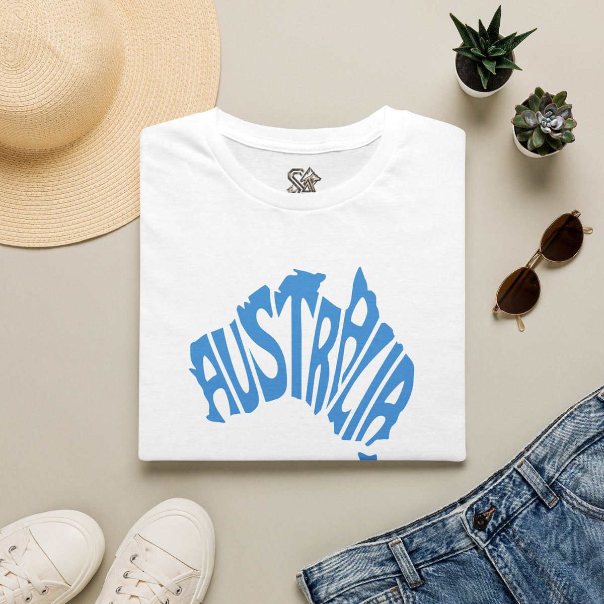 Australia Graphic T-Shirt Premium Design SKIALFA Unisex