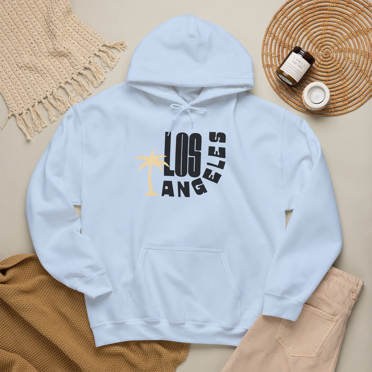 LOS ANGELES Hoodie Premium Design SKIALFA 9Unisex