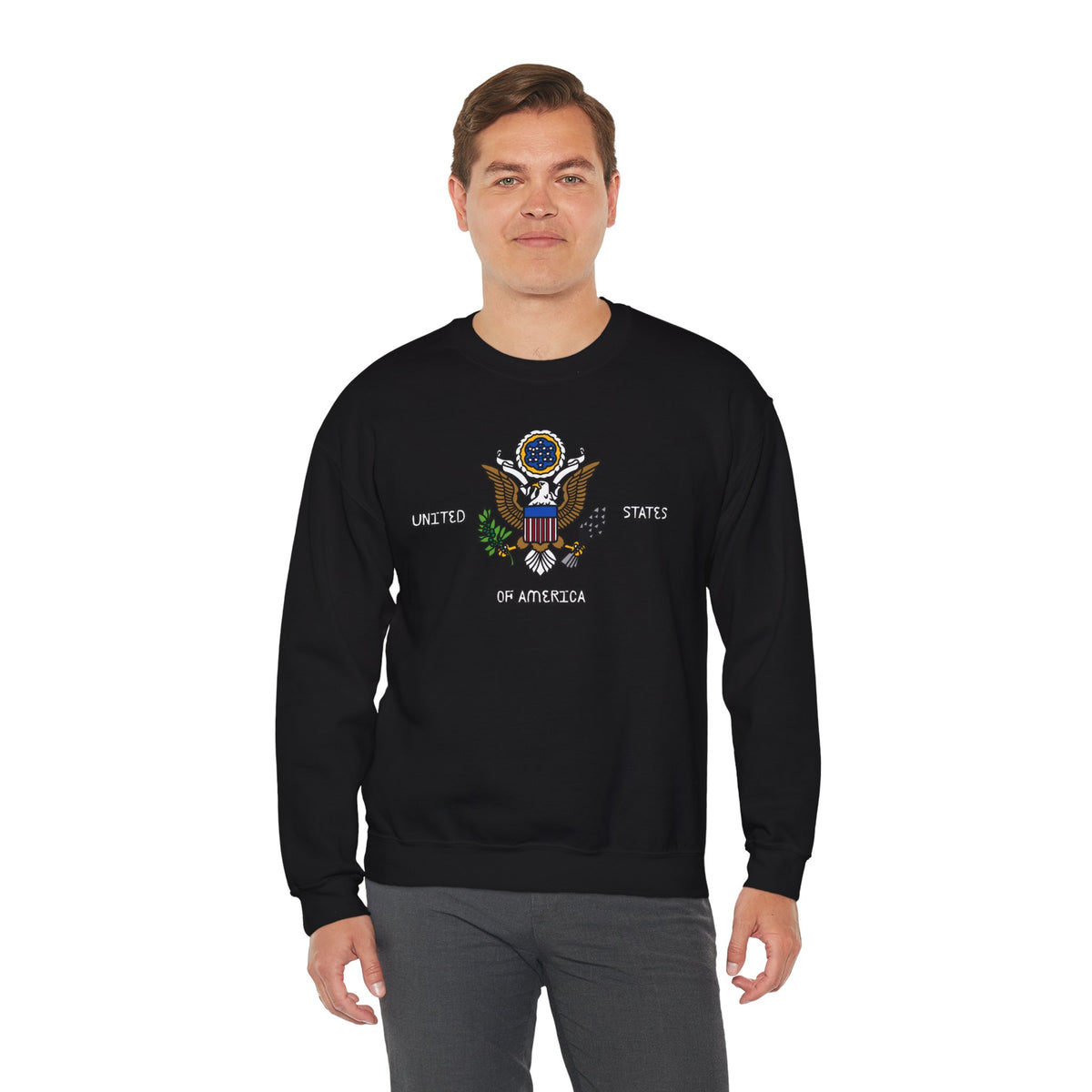 United States Sweatshirt Premium Design SKIALFA Unisex