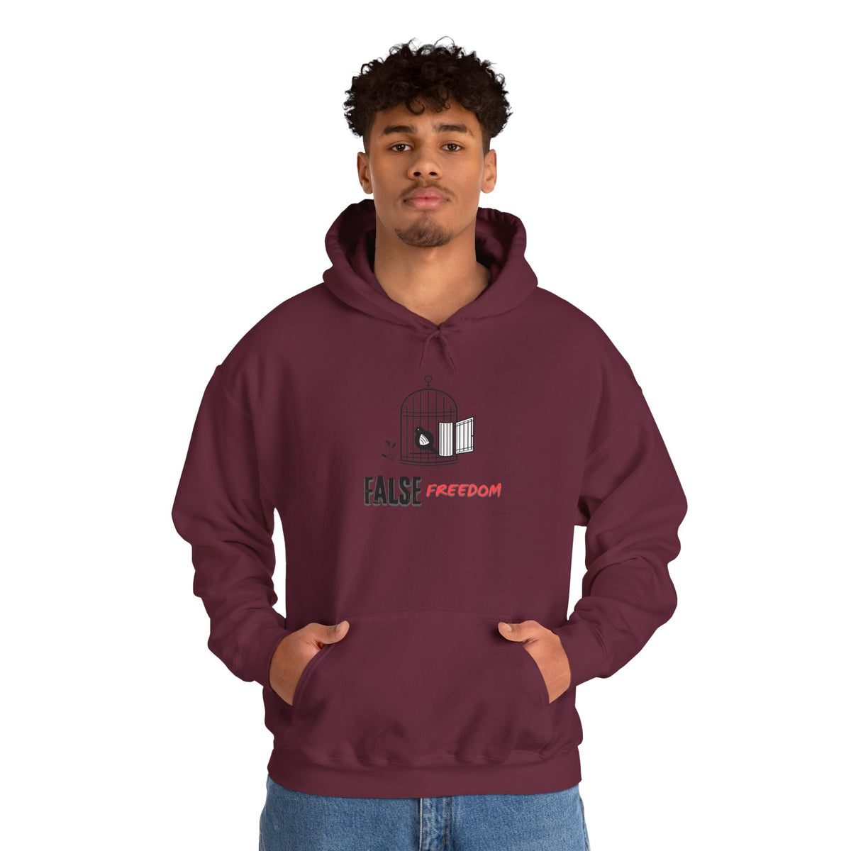 FALSE FREEDOM Hoodie Premium Design SKIALFA Unisex
