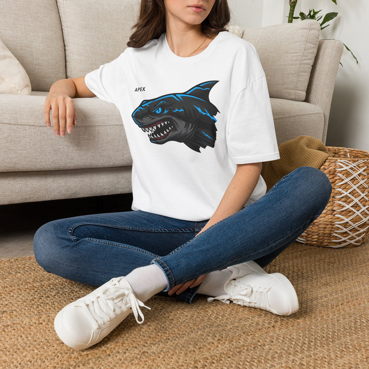 APEX Shark T-Shirt Premium Design SKIALFA Unisex