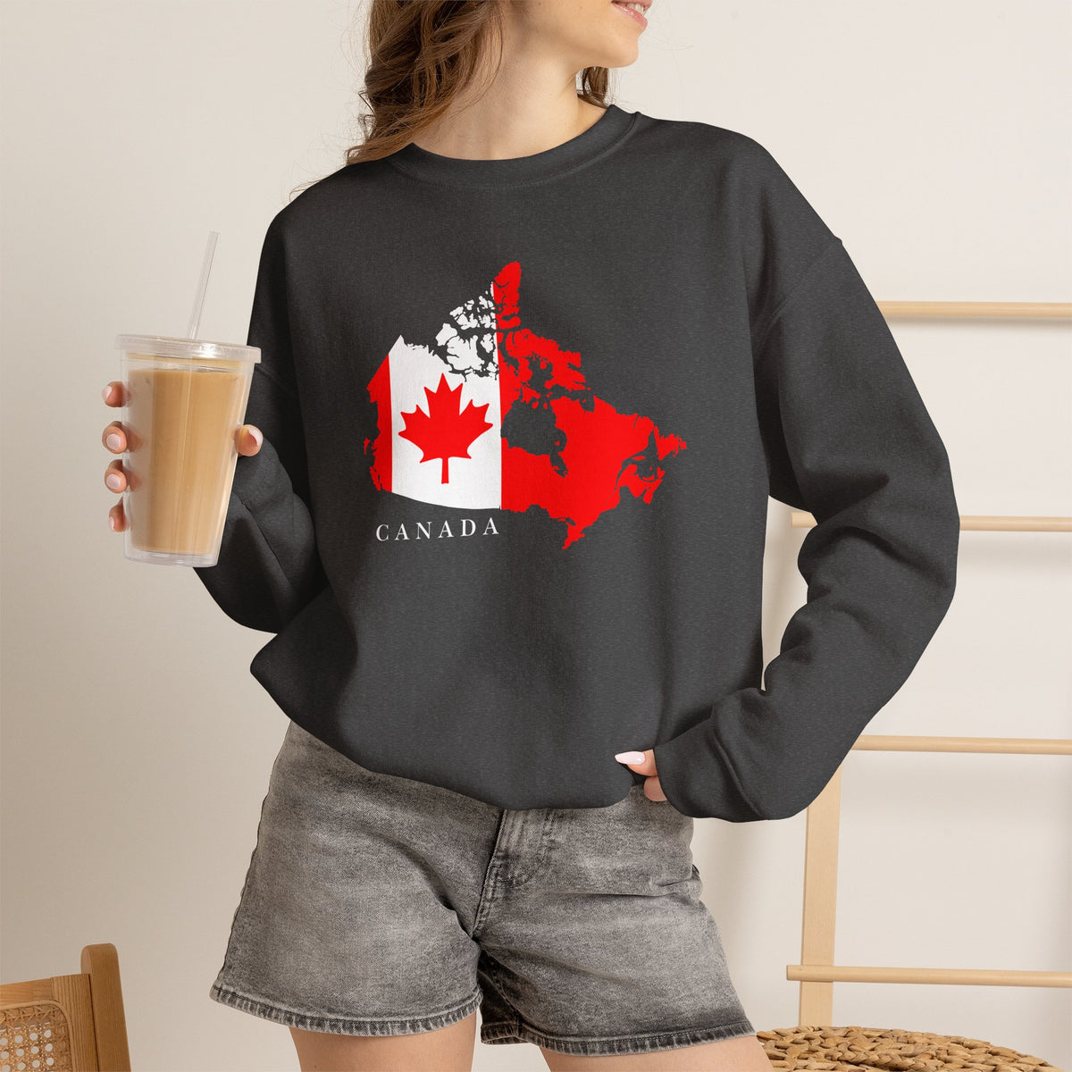 Canada Maple Sweatshirt Premium Design SKIALFA Unisex