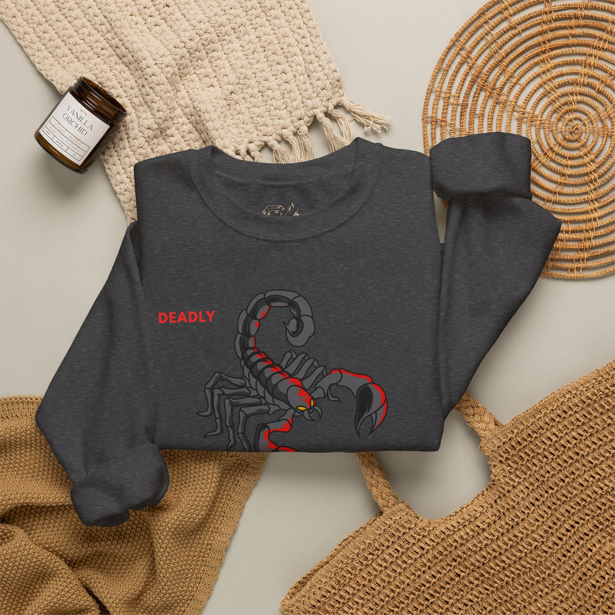 DEADLY Scorpion Sweatshirt Premium Design SKIALFA Unisex
