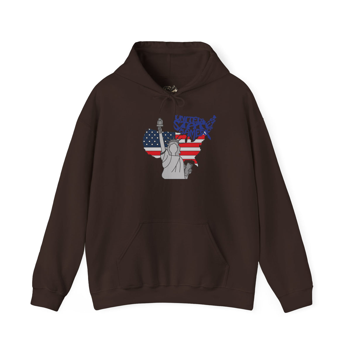 USA Flag Hoodie Premium Design SKIALFA Unisex