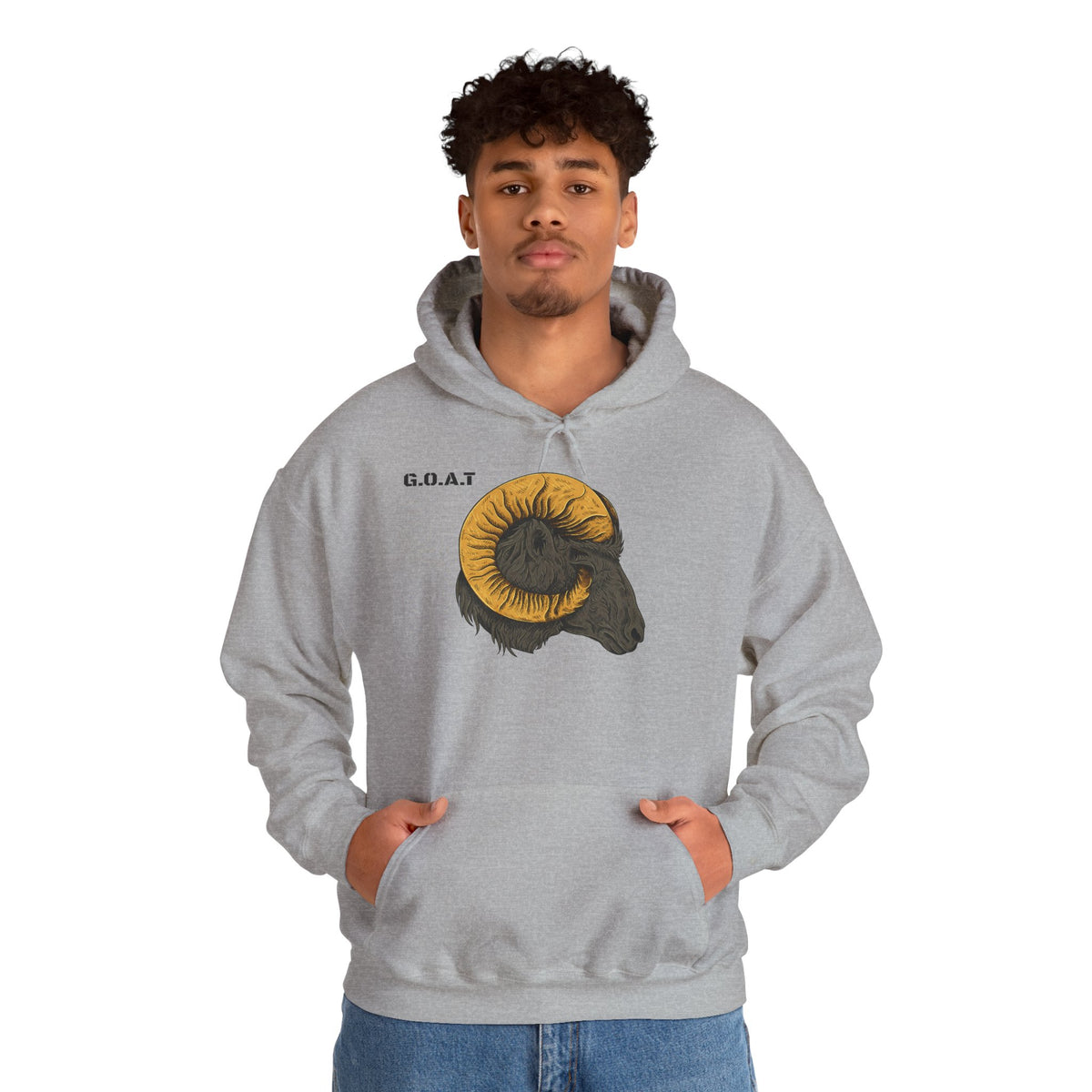GOAT Head Goat Hoodie Premium Design SKIALFA Unisex