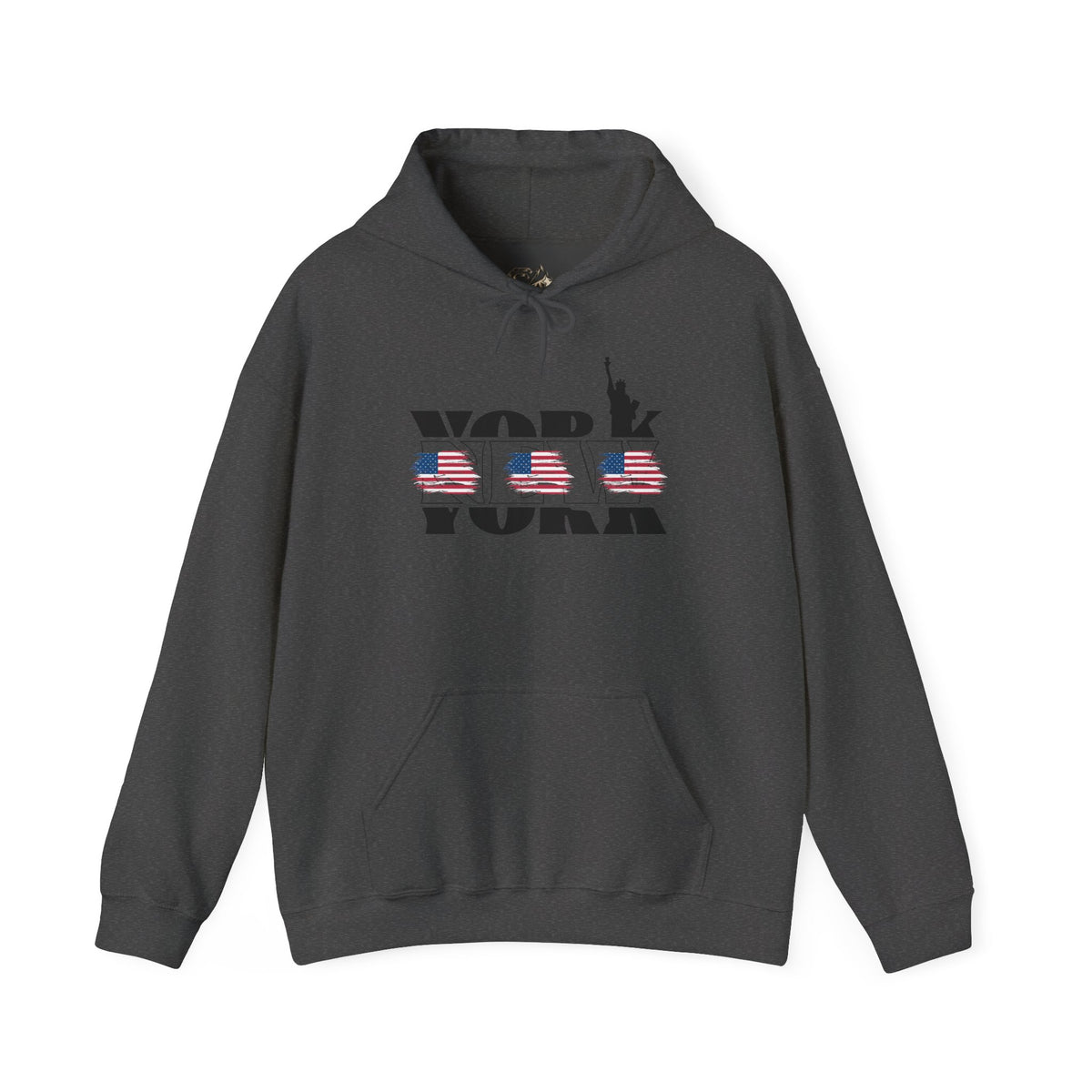 NEW YORK USA Flag Hoodie Premium Design SKIALFA Unisex