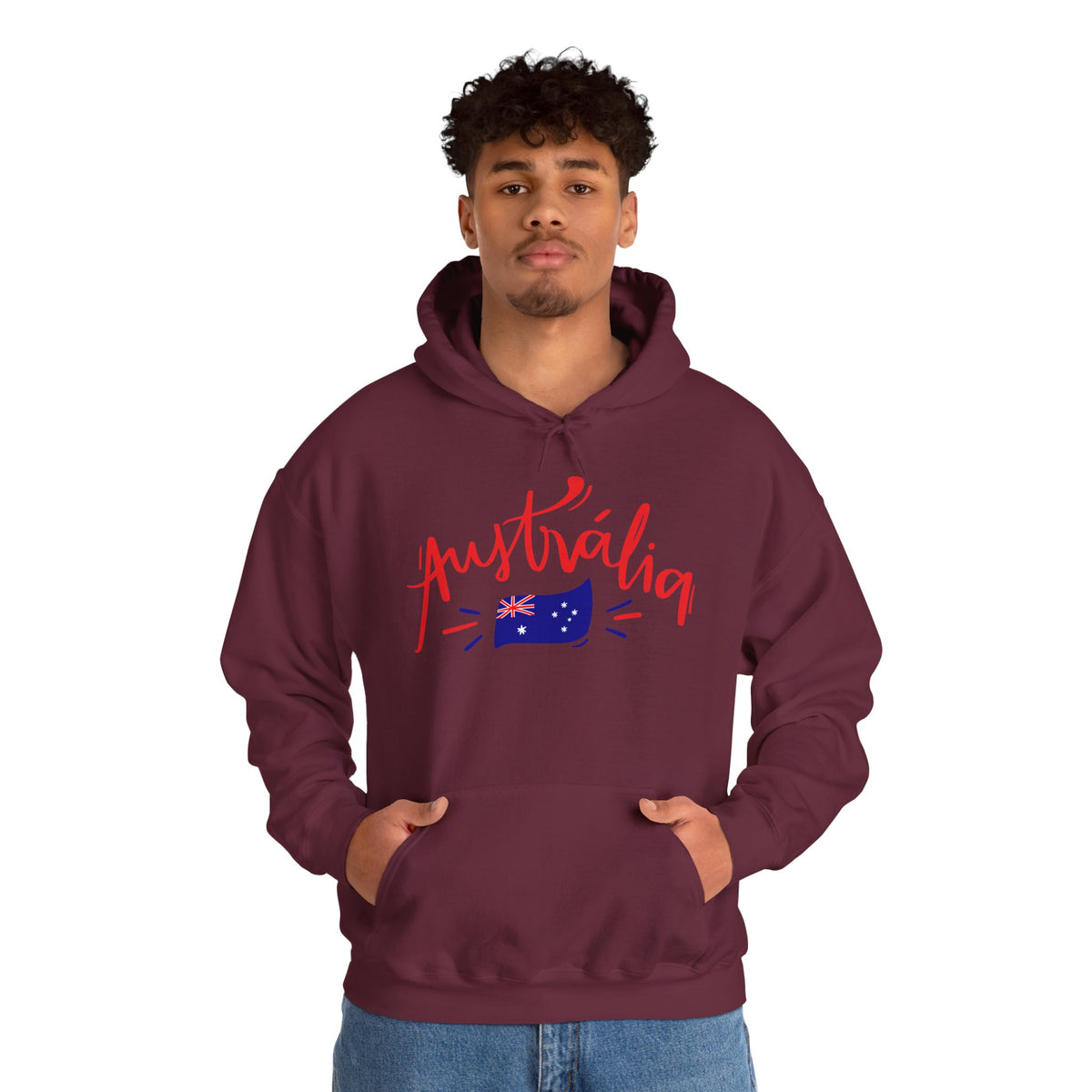AUSTRALIA FLAG Hoodie Premium Design SKIALFA Unisex