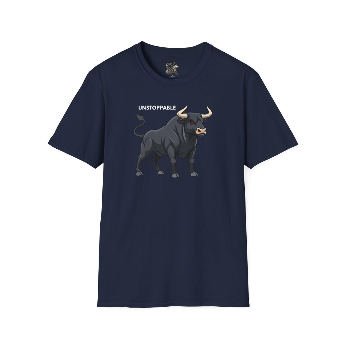 UNSTOPPABLE Bull T-Shirt Premium Design SKIALFA Unisex