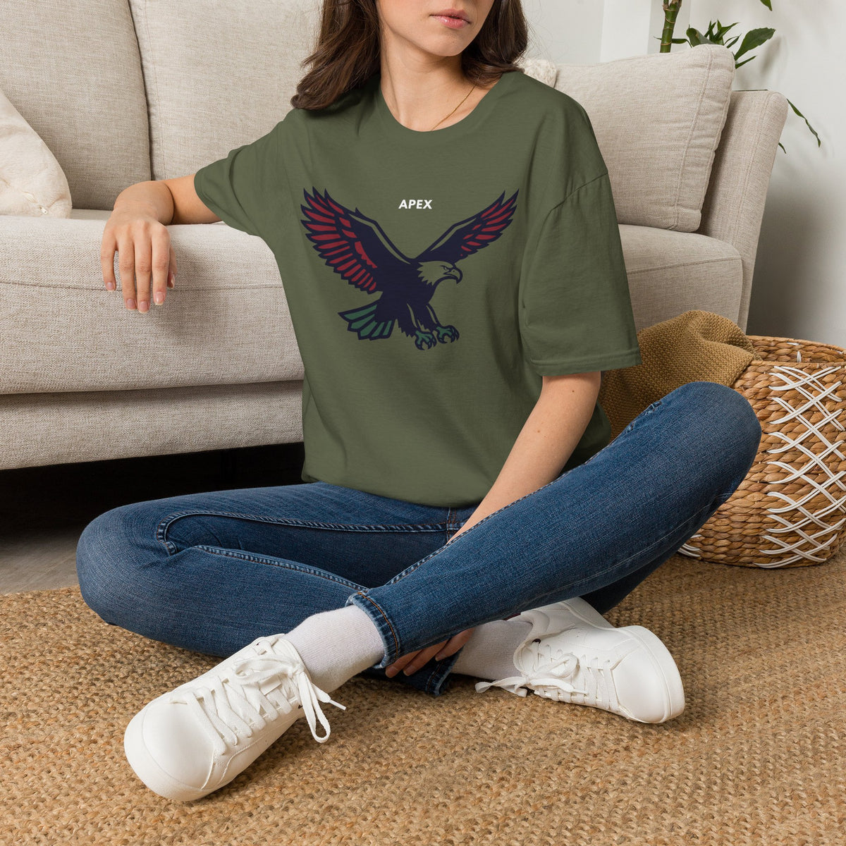 APEX Eagle T-Shirt Premium Design SKIALFA Unisex