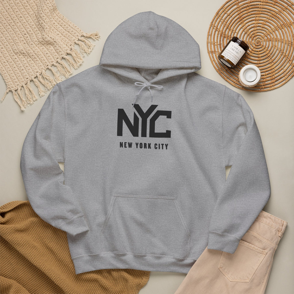 NEW YORK CITY Hoodie Premim Design SKIALFA Unisex