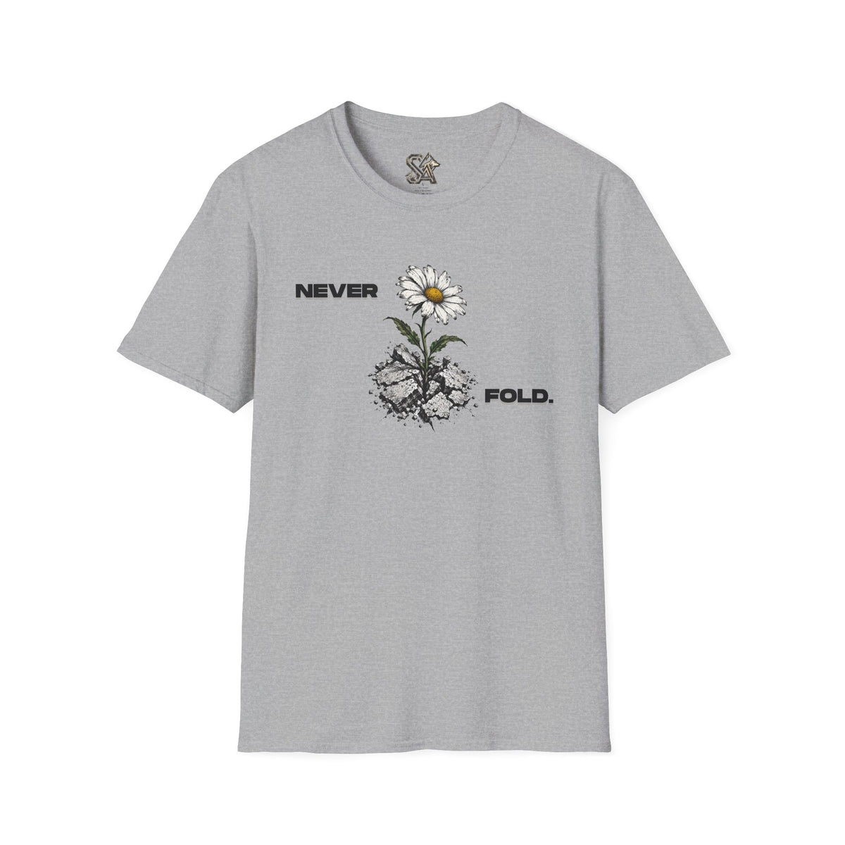 NEVER FOLD T-Shirt Premium Design SKIALFA Unisex