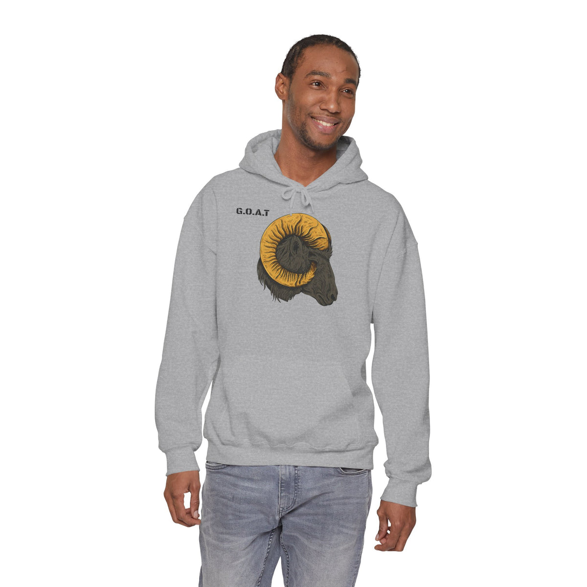GOAT Head Goat Hoodie Premium Design SKIALFA Unisex
