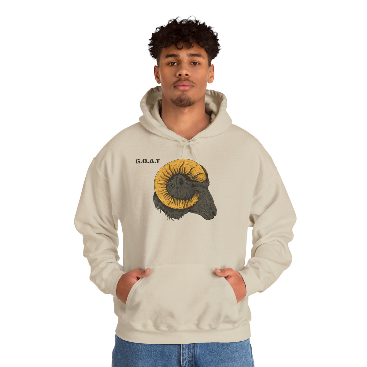 GOAT Head Goat Hoodie Premium Design SKIALFA Unisex