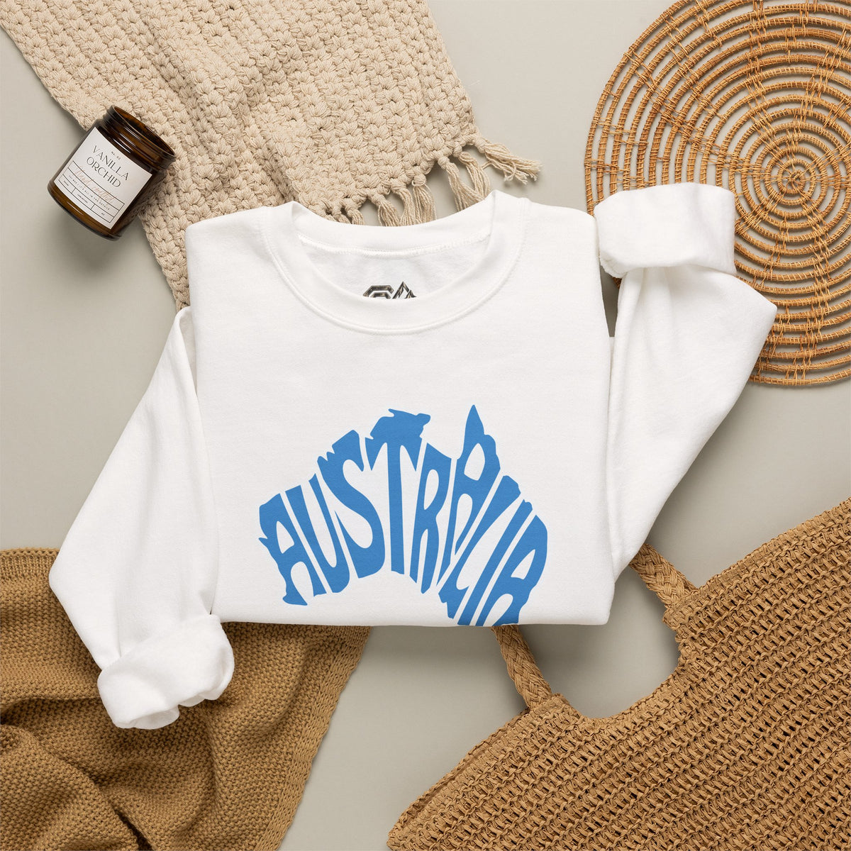 Australia Graphic Sweatshirt Premium Design SKIALFA Unisex