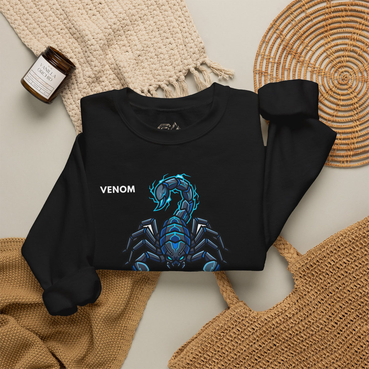 VENOM Scorpion Sweatshirt Premium Design SKIALFA Unisex