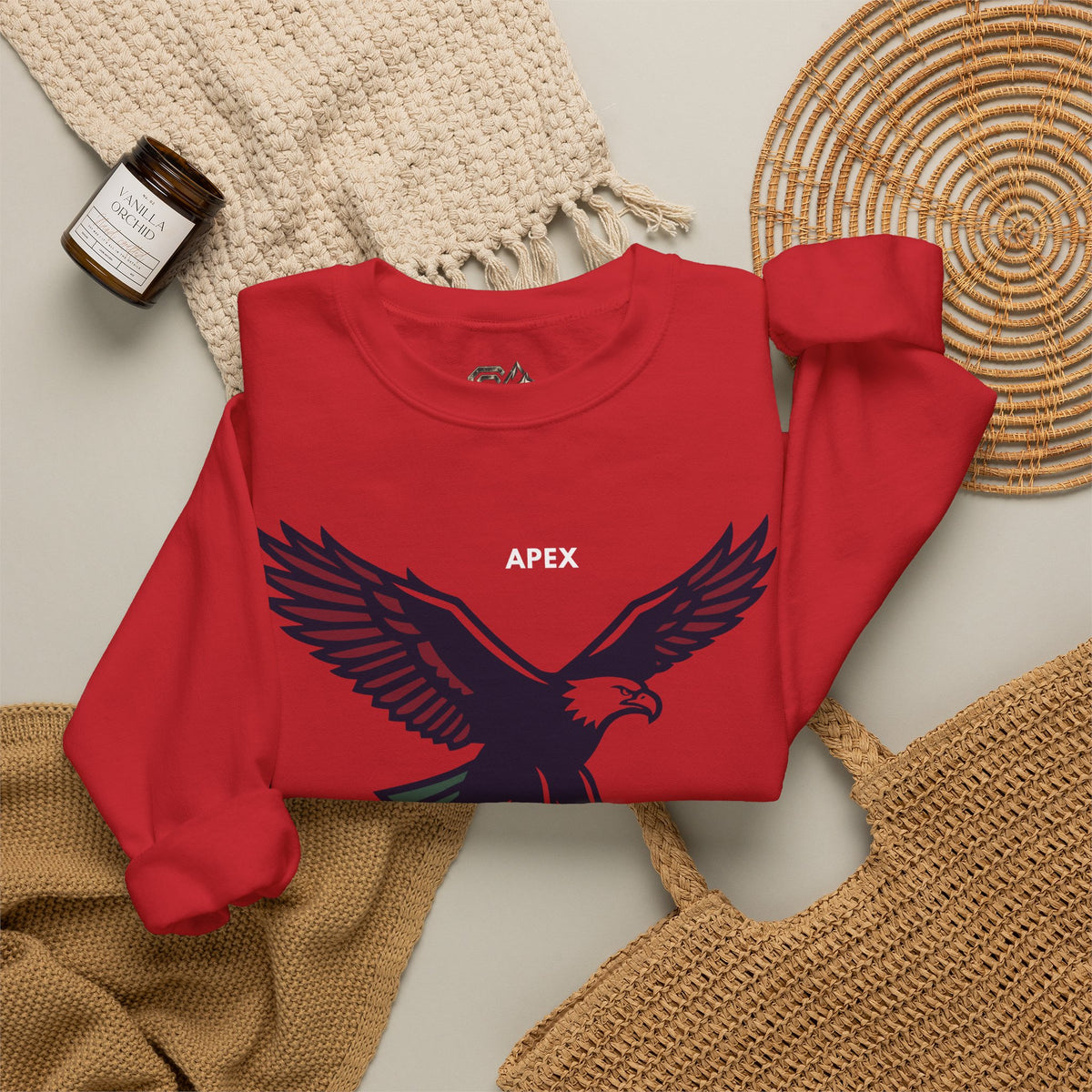 APEX Eagle Sweatshirt Premium Design SKIALFA Unisex