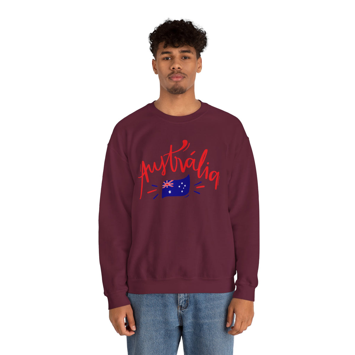 Australia Flag Sweatshirt Premium Design SKIALFA Unisex