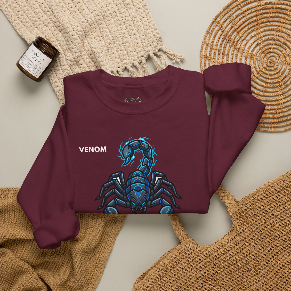 VENOM Scorpion Sweatshirt Premium Design SKIALFA Unisex