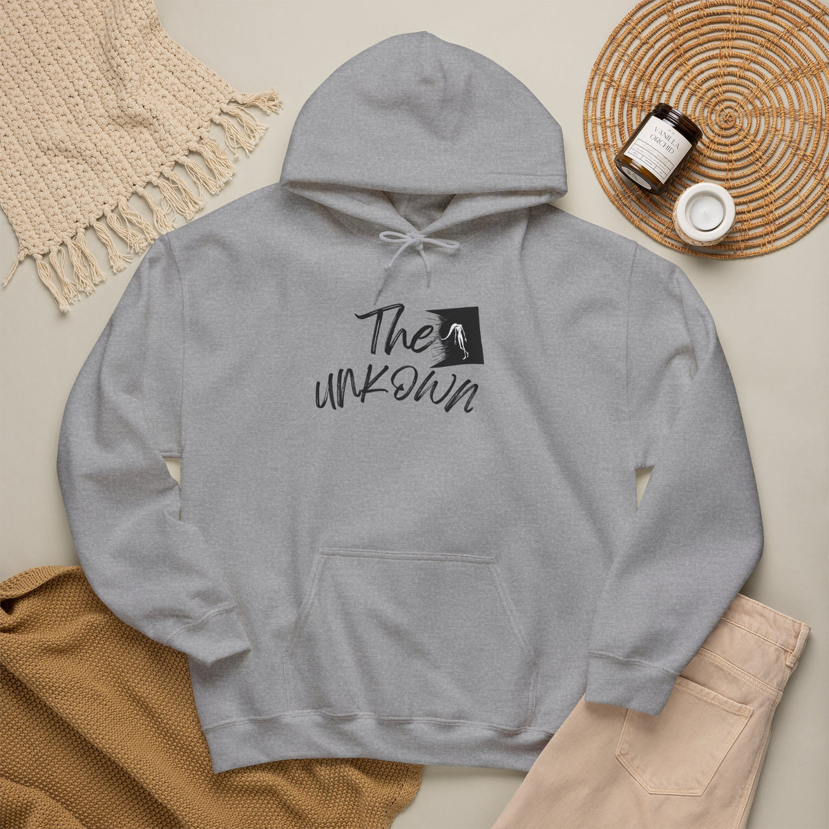 THE UNKOWN Hoodie Premium Design SKIALFA Unisex