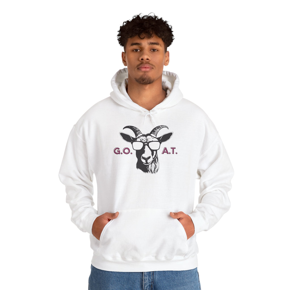 G.O.A.T. GOAT HEAD Hoodie Premium Design SKIALFA Unisex