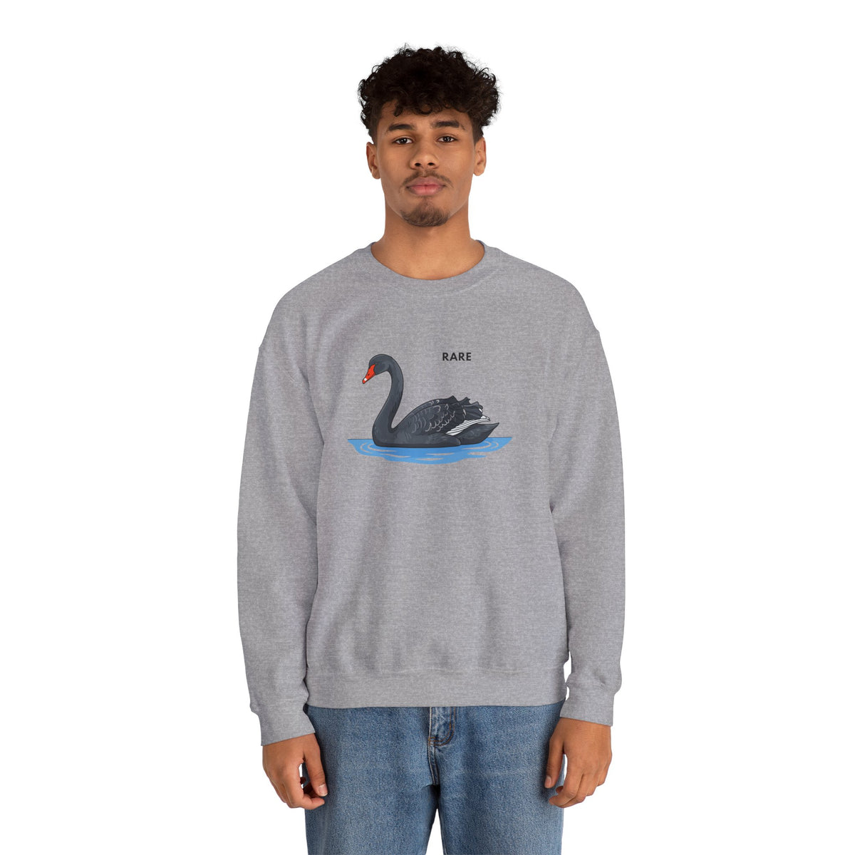 RARE Black Swan Sweatshirt Premium Design SKIALFA Unisex