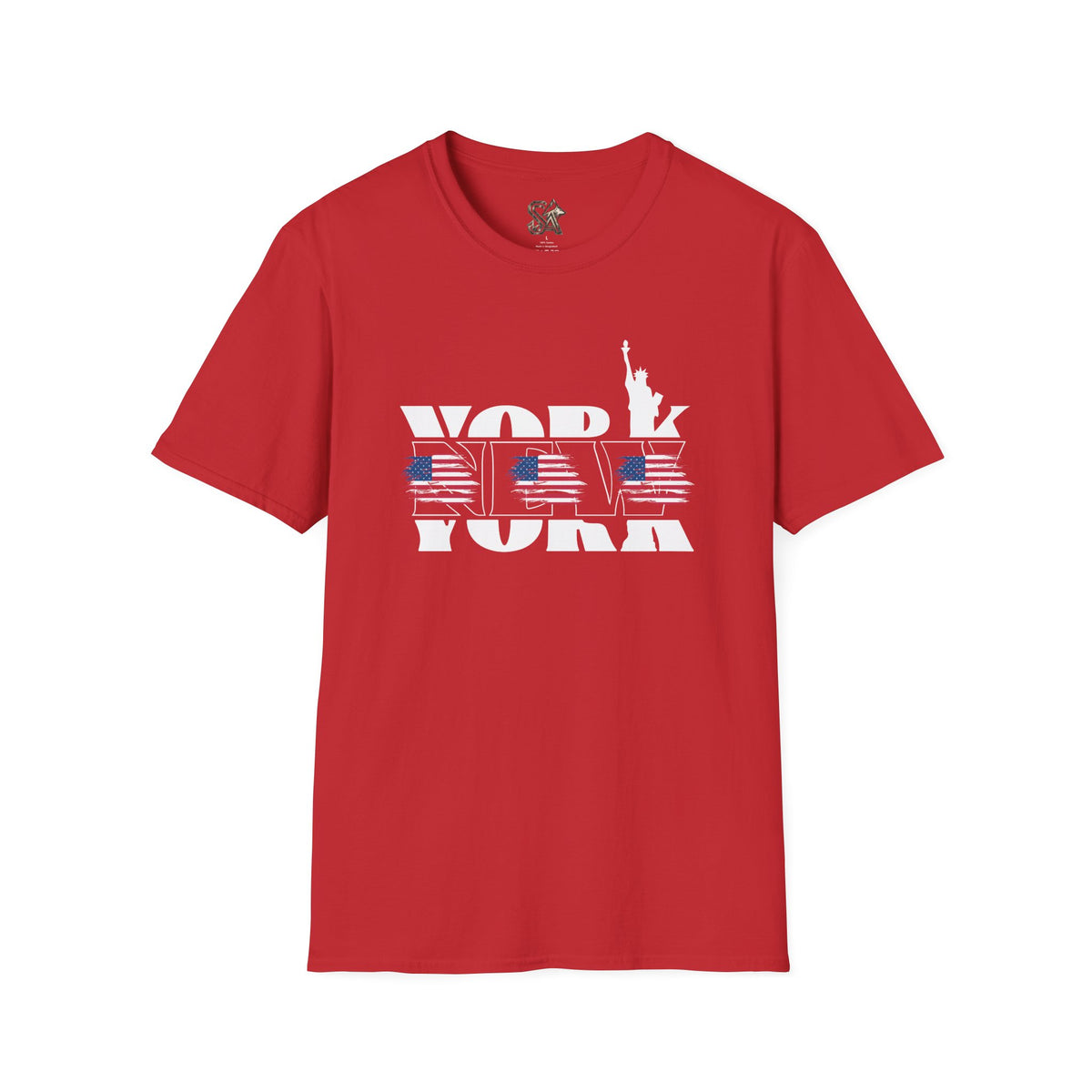 New York American Flag T-Shirt Premium Design SKIALFA Unisex
