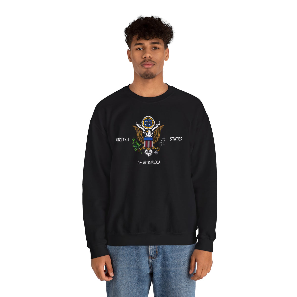 United States Sweatshirt Premium Design SKIALFA Unisex