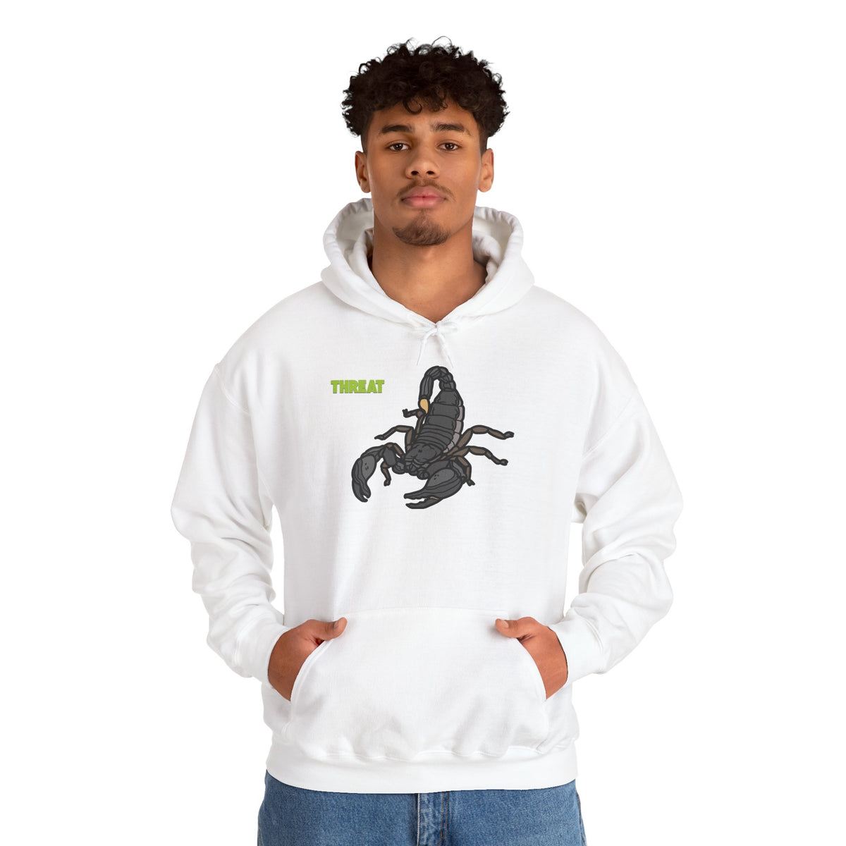 THREAT Scorpion Hoodie Premium Design SKIALFA Unisex