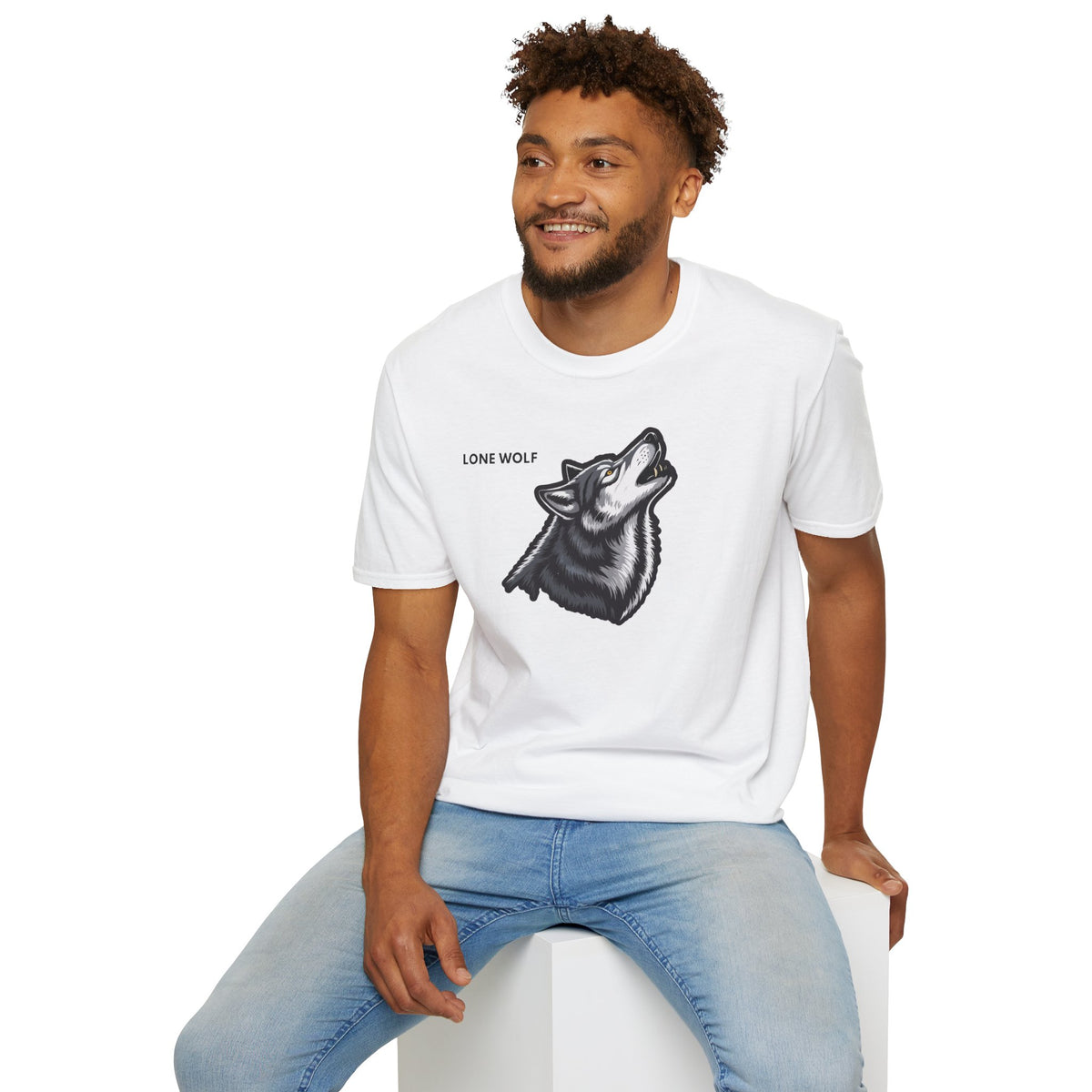 LONE WOLF T-Shirt Premium Design SKIALFA Unisex