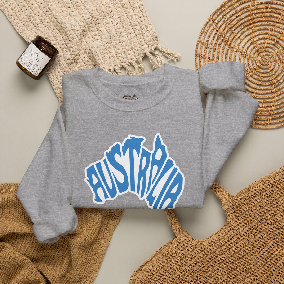 Australia Graphic Sweatshirt Premium Design SKIALFA Unisex